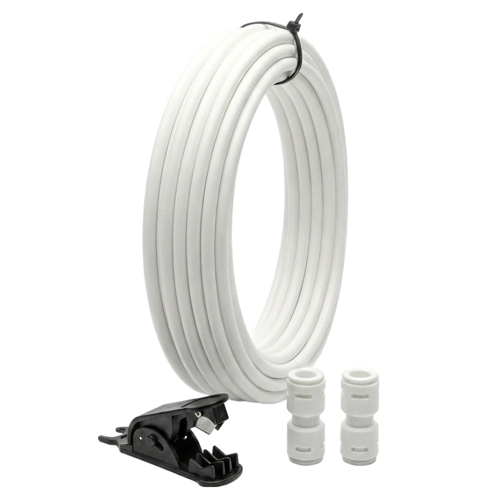 정수기 호스 물선 10m 1/4인치 튜빙선 셀프 교체 세트 (커팅기+렌치+I피팅 포함) 11,000원