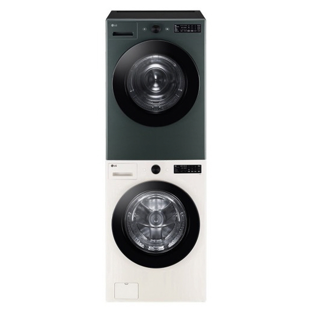 LG전자 트롬 오브제컬렉션 드럼세탁기 FG21EN + 건조기 RG19GN 21kg + 19kg 방문설치 2,438,730원