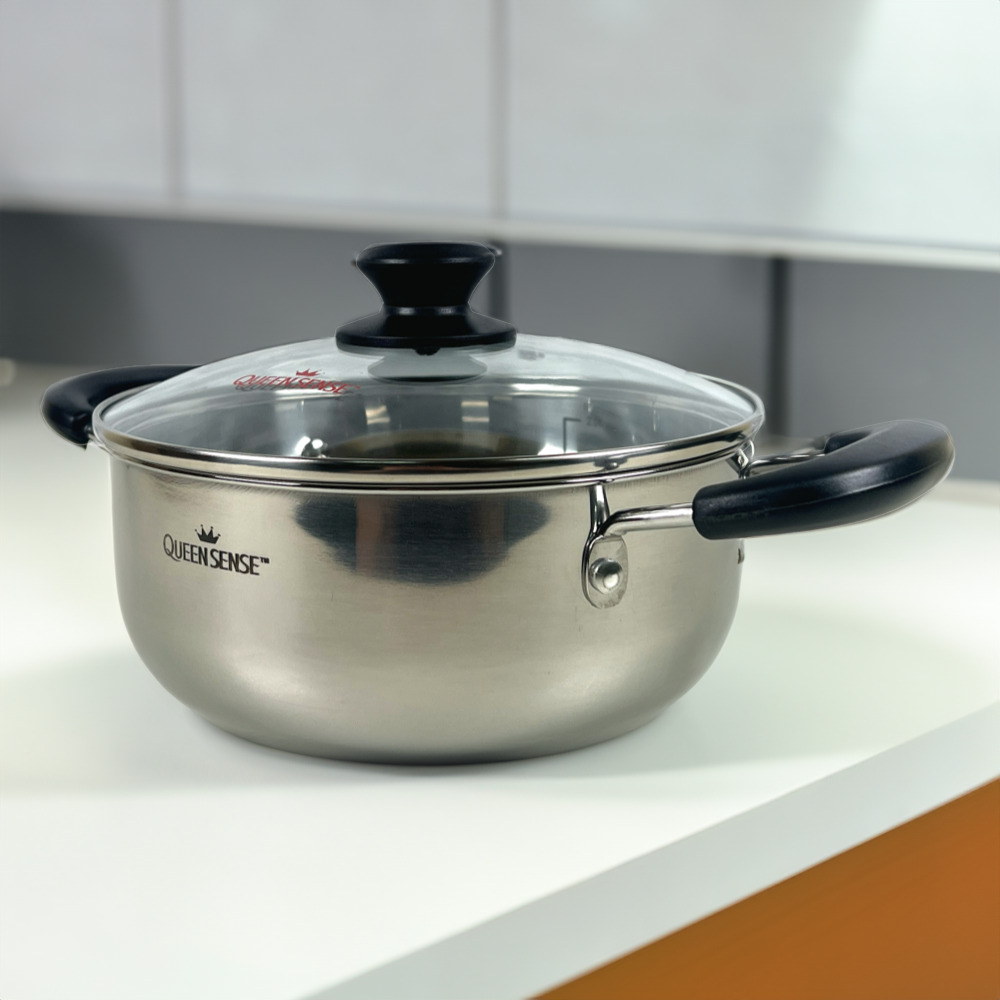 퀸센스 인덕션 라면냄비 양수 24cm 스테인레스 IH 냄비 라면, 1개 16,000원