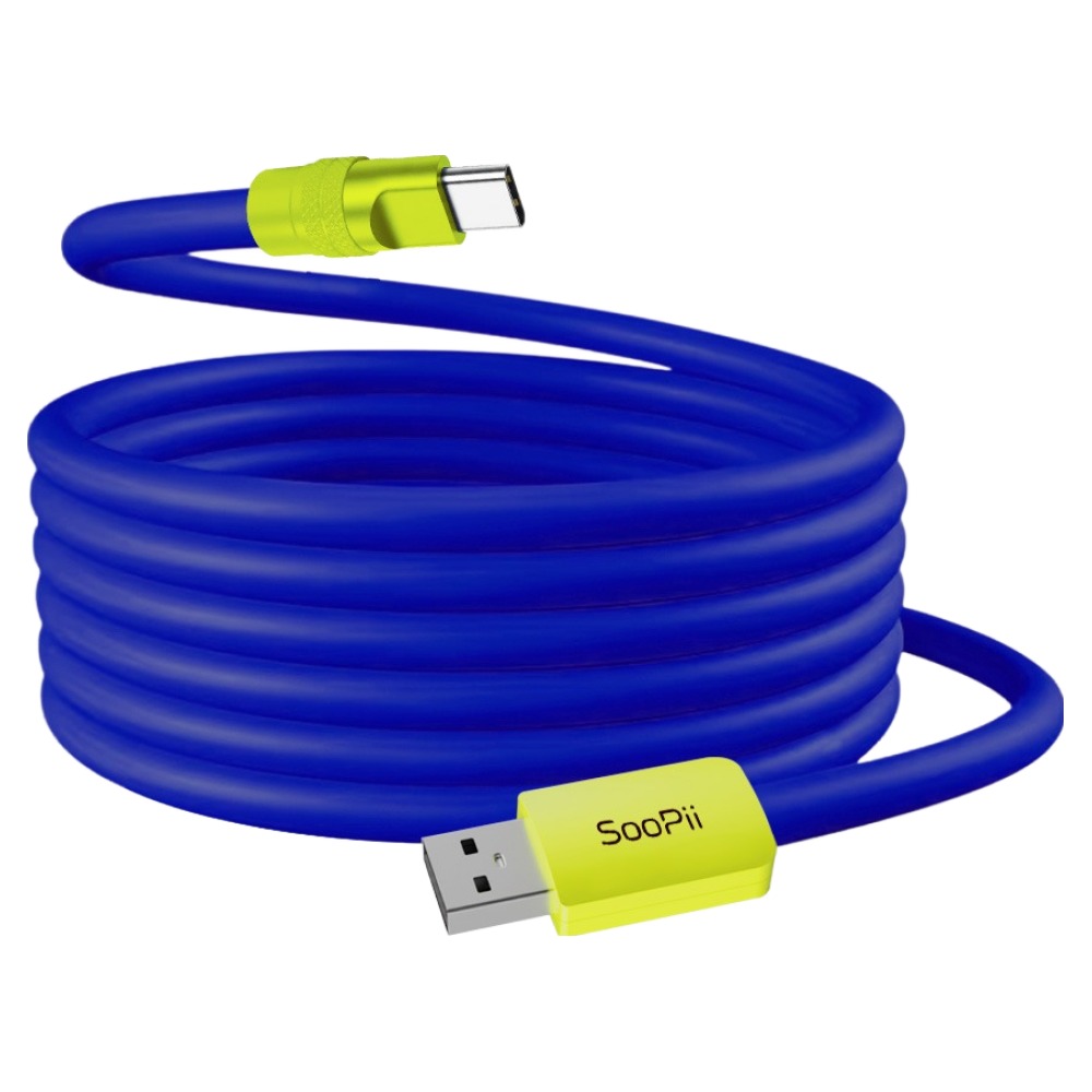 수피 A타입-C타입 USB 3.2 비비드 컬러 안드로이드 오토 카플레이 10G 고속 데이터 충전케이블 S90, 블루, 1개, 1.5m 18,150원