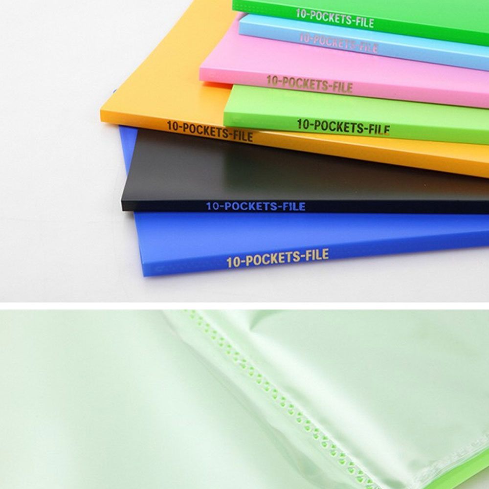 클리어화일 A4 10매 리필속지포함(리필불가) 6,500원