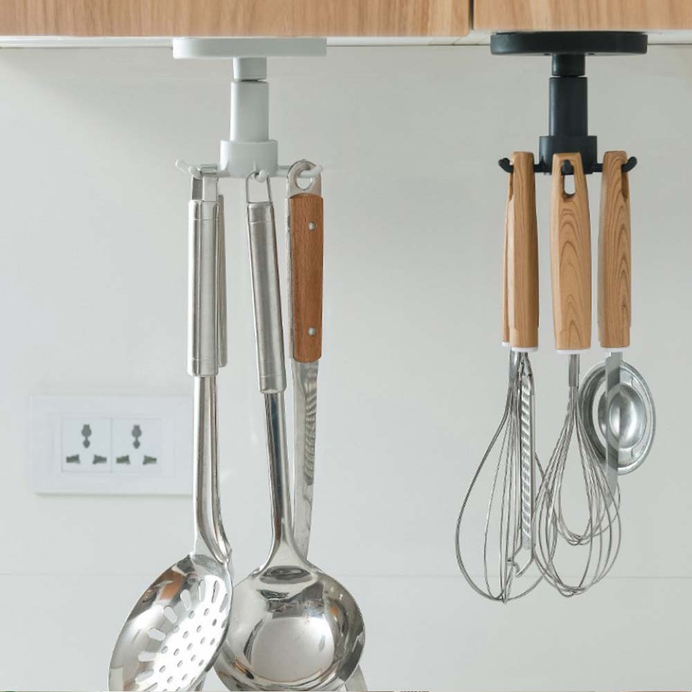 데일리공감 회전멀티후크 주방조리도구걸이 360도 회전고리후크 멀티후크 주방걸이 1,500원