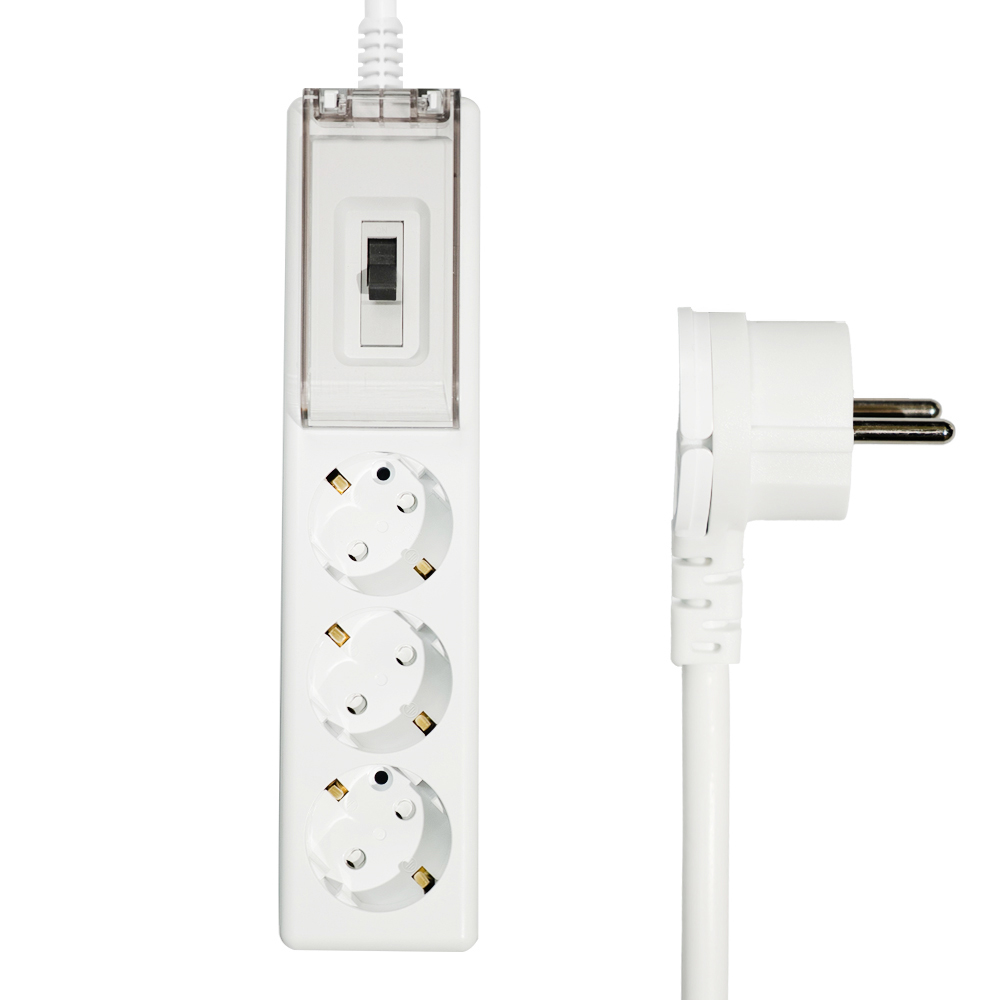 써지오 고용량 납작 슬림 안전 멀티탭 3구 DH-3039-BM, 화이트, 1개, 2.5m 17,900원