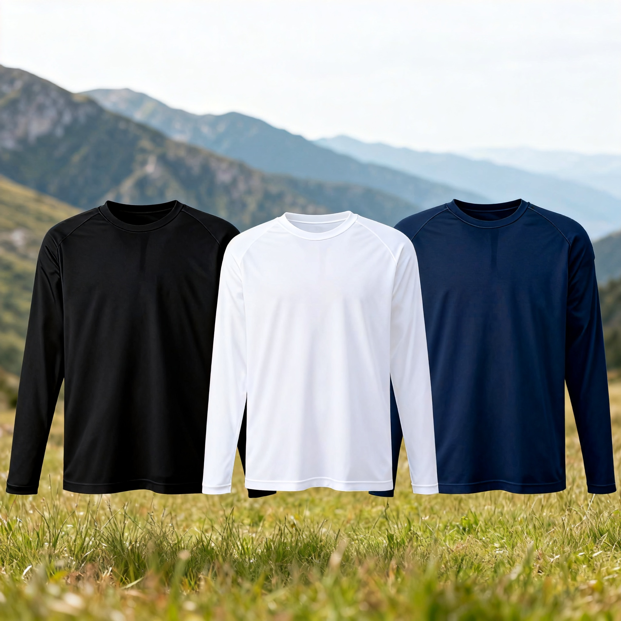 3장 세트 드라이 라운드 쿨티셔츠 남녀공용 기능성 긴팔티 냉감 긴팔 긴팔티 19,900원