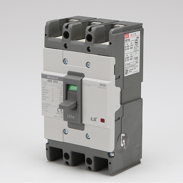 uga123 LS산전 ABS 103C(3P) 30A 50A 60A 75A 100A 125A 85kA 배선용차단기 MCCB 97,100원