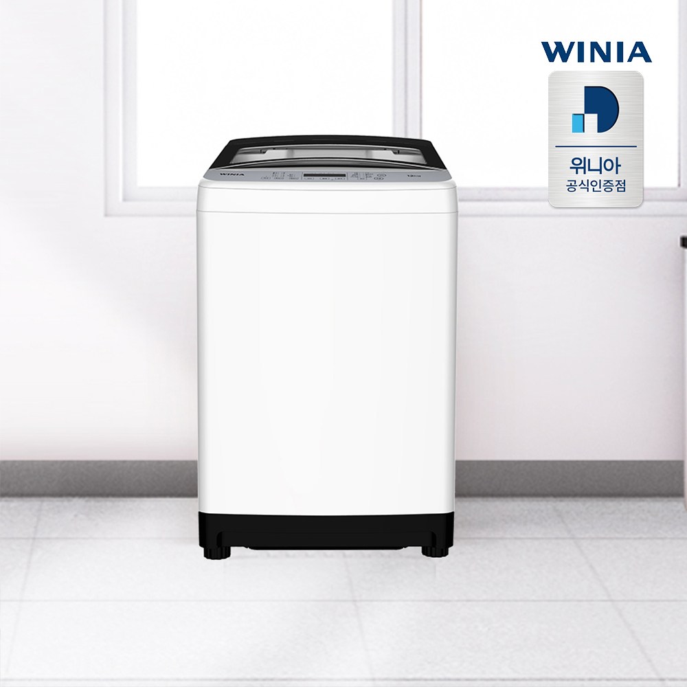 위니아 12kg 저소음 세탁기 통돌이 원룸 사무실 스타드럼 화이트 EWF12WG1W(A), 화이트 318,000원