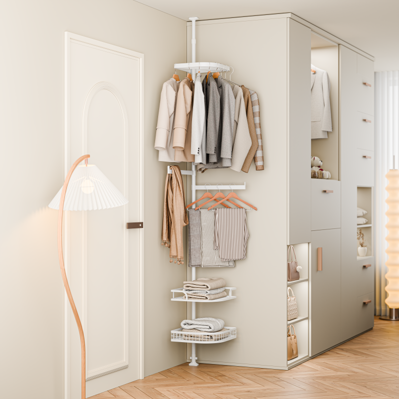 프란다스 퀸센스 무타공 고정식 높이 조절 문 뒤 옷걸이행거 B형 42,900원