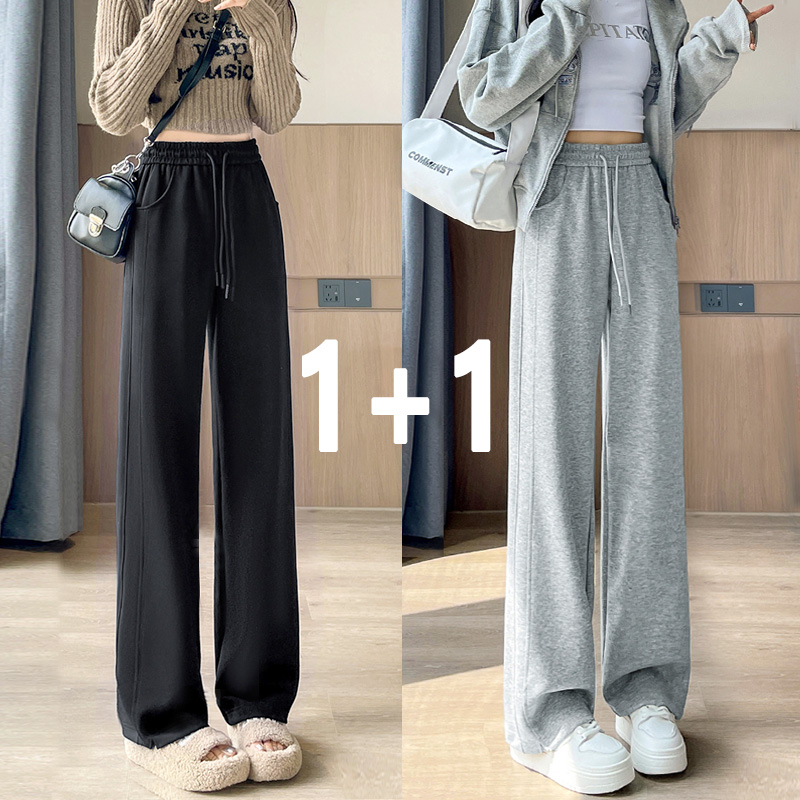 편안한42 1+1 데일리 여성 트레이닝바지 루즈핏 와이드팬츠 27,000원