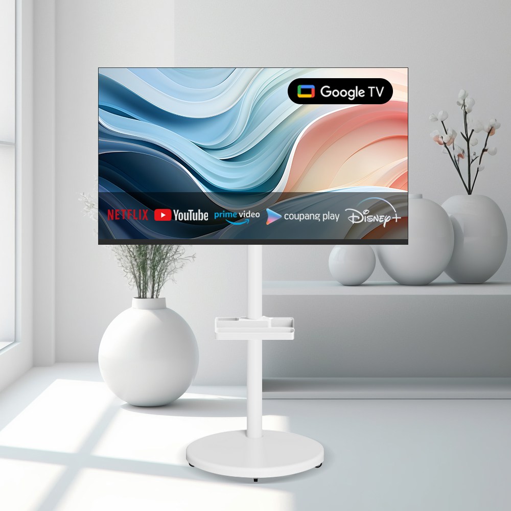티브이지 구글 스마트TV + 무빙스탠드세트 블랙&화이트 무빙이지 삼텐바이미 이동식TV 삼탠바이미 194,000원