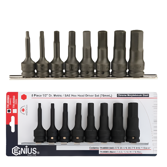 대만산 1/2 육각비트소켓 TH-408MD 육각렌치 복스알세트 6각 헤드복스세트 58,000원