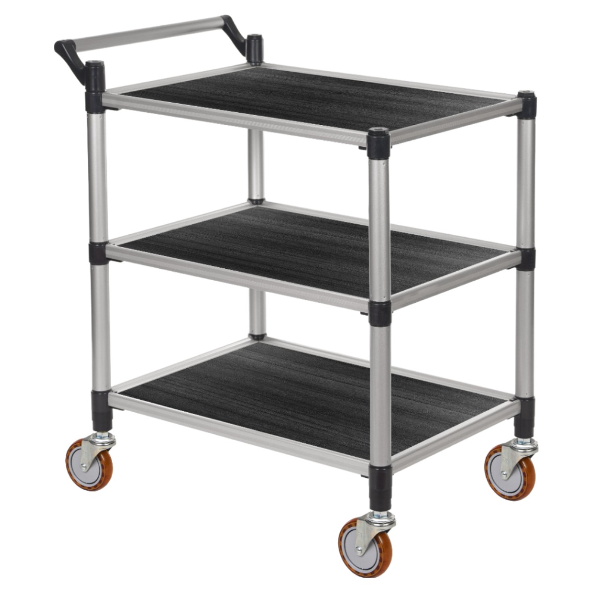 티렉스 프리미엄 우드 블랙 서빙카트 3단 대형, 기본형, 블랙우드 3단대형, 1개 146,500원