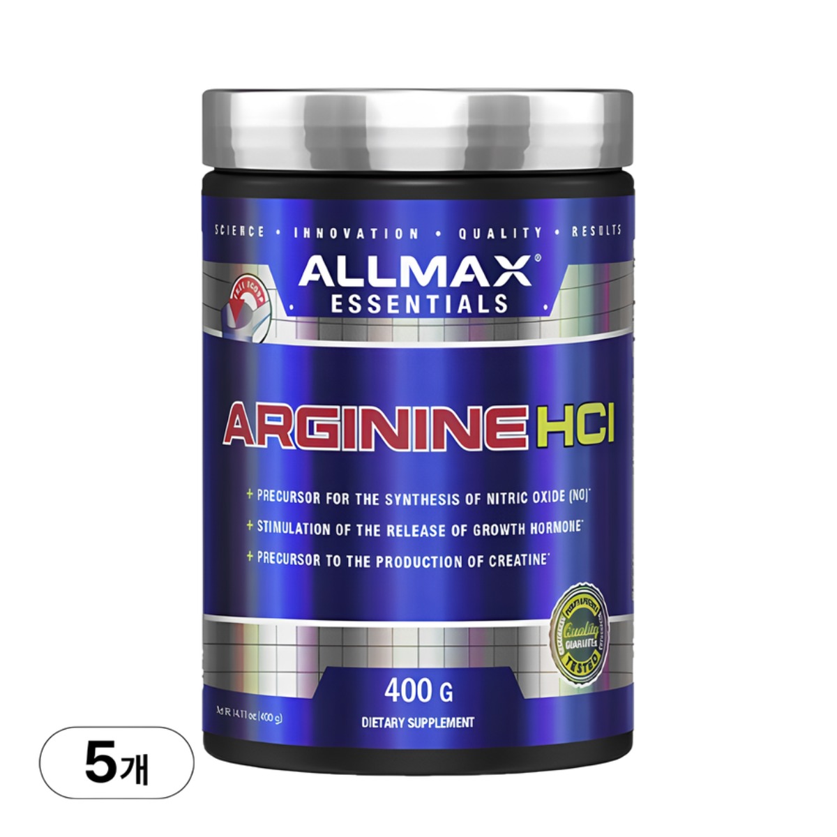 Allmax 아르기닌 HCI, 400g, 5개 100,000원