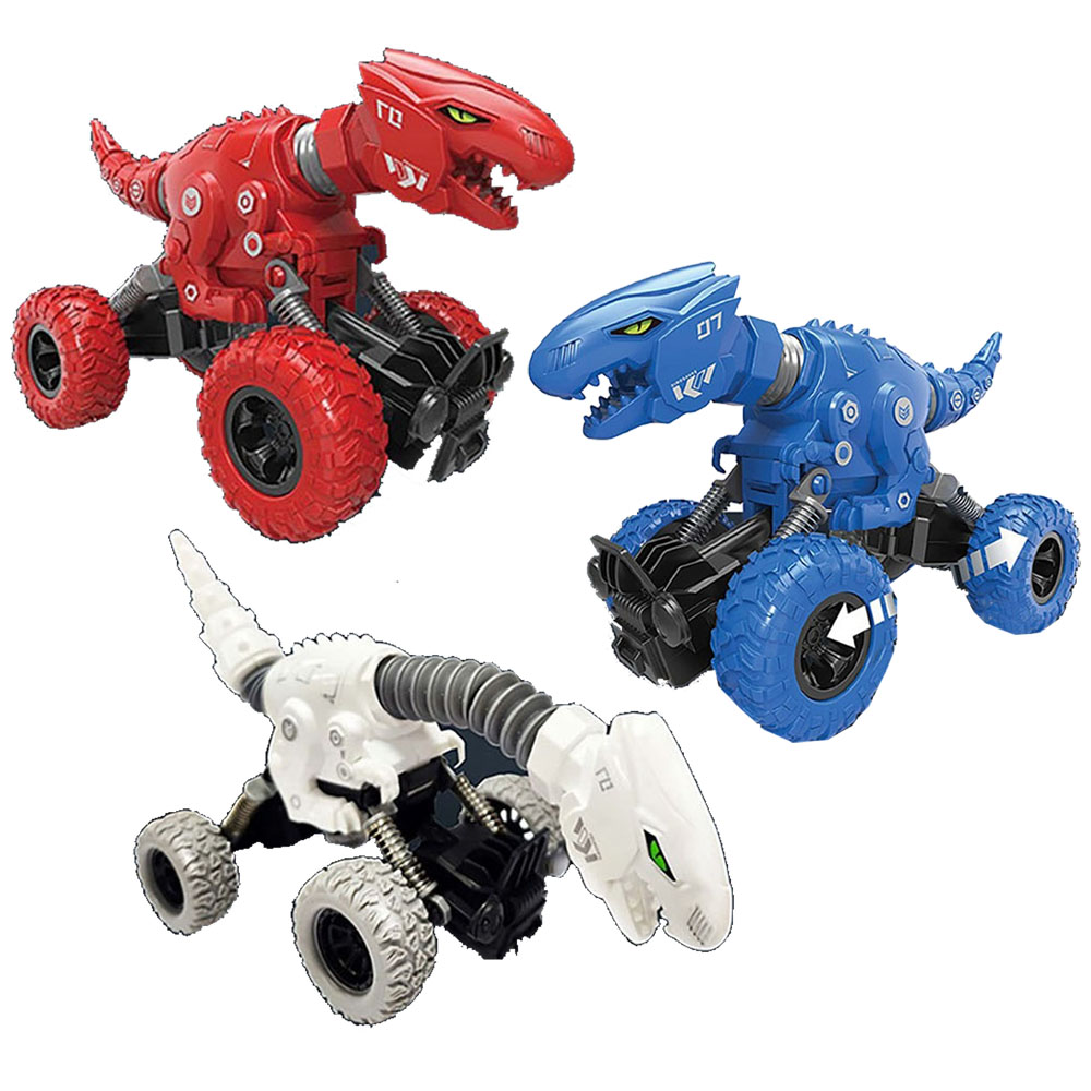 오프로드 광폭 타이어 4륜 풀백 팝튜브 다이노 공룡 장난감 단체 선물, 1개 17,900원