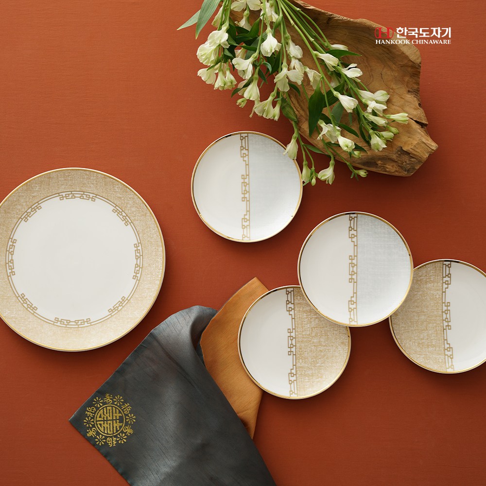 한국도자기 결 뷔페세트 5p 본차이나 식기 그릇 148,700원