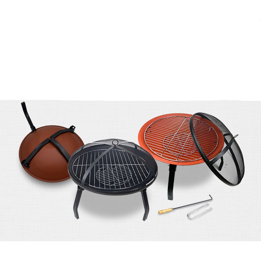 뚜껑열리는 접이식 모닥불 화로 캠핑 화로대 야외 바베큐 그릴, 1개 57,000원