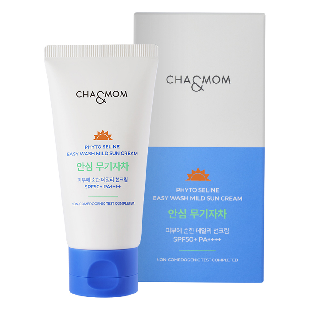 차앤맘 유아용 피토세린 이지워시 마일드 선크림 SPF50+ PA PA++++, 1개, 60ml 16,900원