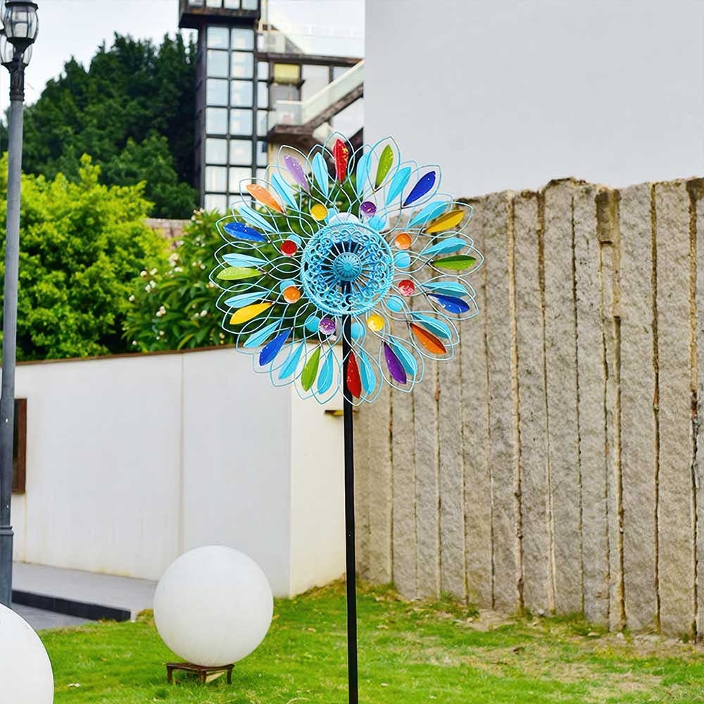 초대형 태양광 철제 정원 바람개비 관리 조형물 가꾸기 소품 야외 조명 마당 꾸미기 테라스 가로등, 06.오로라글로우 81,900원