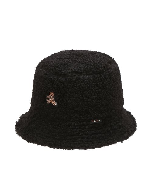 [국내매장판] DAKS WOMENS ACCESSORIES 블랙 곰돌이자수 부클 양면 남녀공용 버킷햇 DBHE4F855BK 등산 데일리 모자 166,700원
