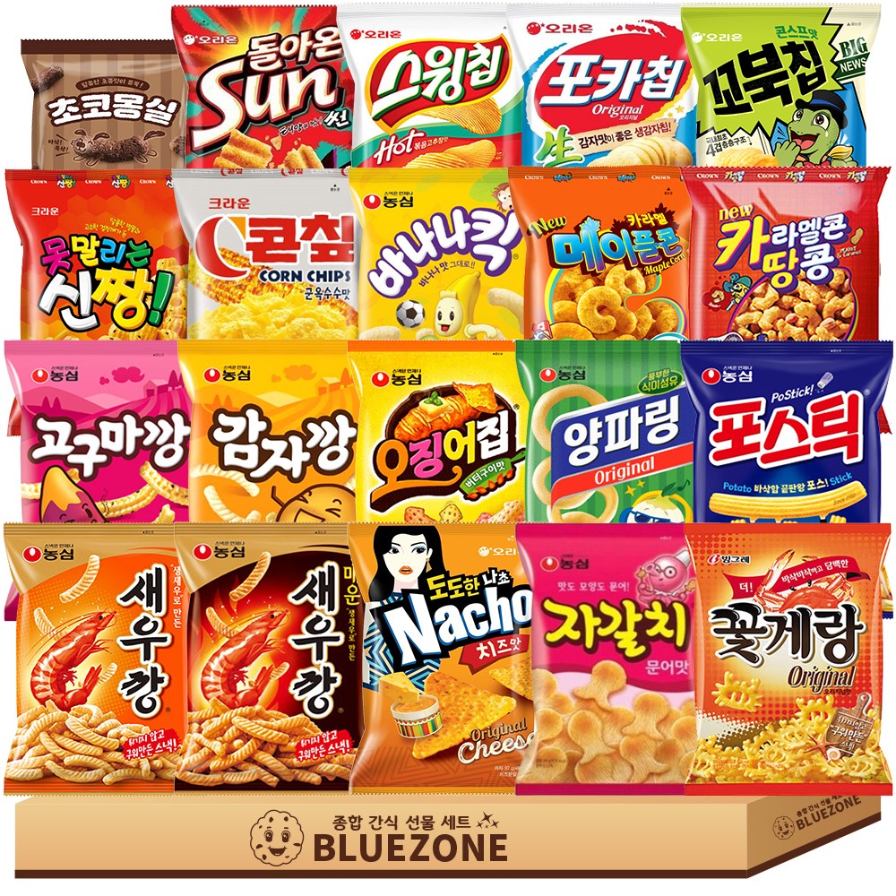 정량 인기스낵 A세트 새우깡 매운새우깡 감깡 고깡 자갈치 포스틱 오징어집 바나나킥 양파링 나초 포카칩 스윙칩 썬칩 꼬북칩 꽃게랑 콘칲 신짱 카라멜땅콩 카라멜메이플 몽실, 새우깡 매운새우깡 감깡 고깡 자갈치 포스틱 오징어집 바나나킥 양파링 나초 포카칩 스윙칩 썬칩 꼬북칩 꽃게랑 콘칲 신짱 카라멜땅콩 카라멜메이플 몽실, 1개 33,900원