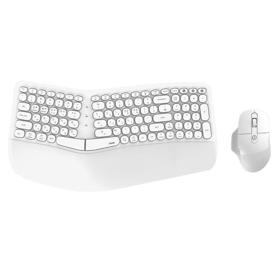 아이노트 무선키보드 마우스 세트, 화이트, KM880RB, 인체공학 58,900원