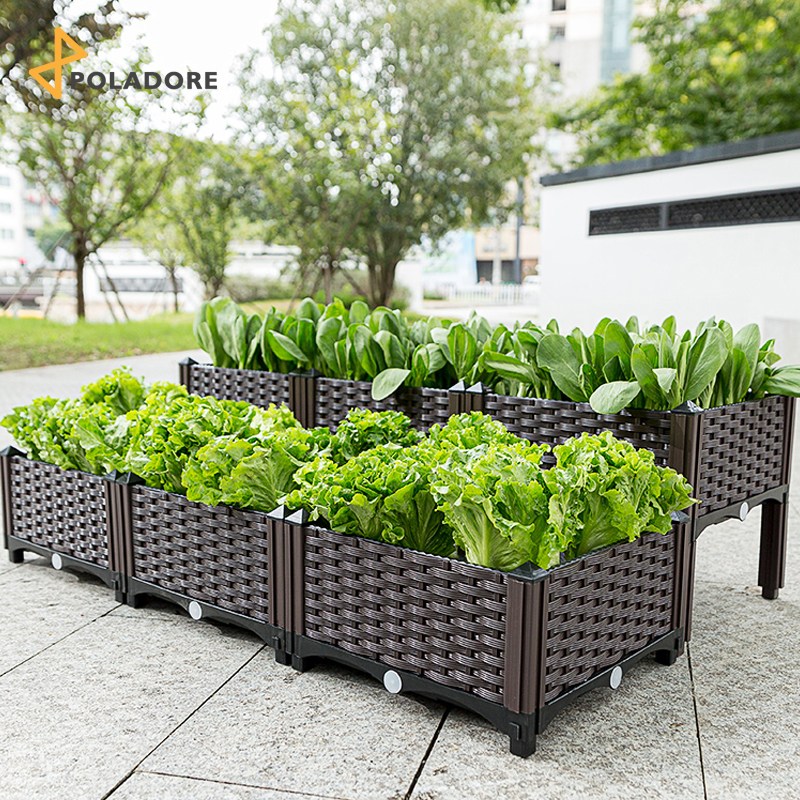 폴라도레 사각 플라스틱 대형 화분 베란다 텃밭 채소키우기 플랜트박스 36,900원