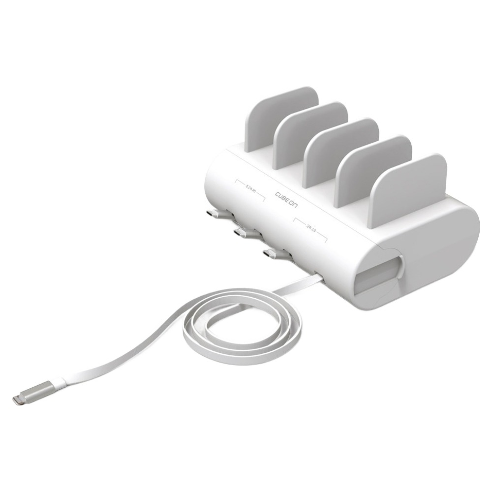 큐브온 초고속 PPS PD 4포트 릴타입 충전기 JI-266 + C타입 케이블 3p + 8핀 케이블 1p 세트 69,800원