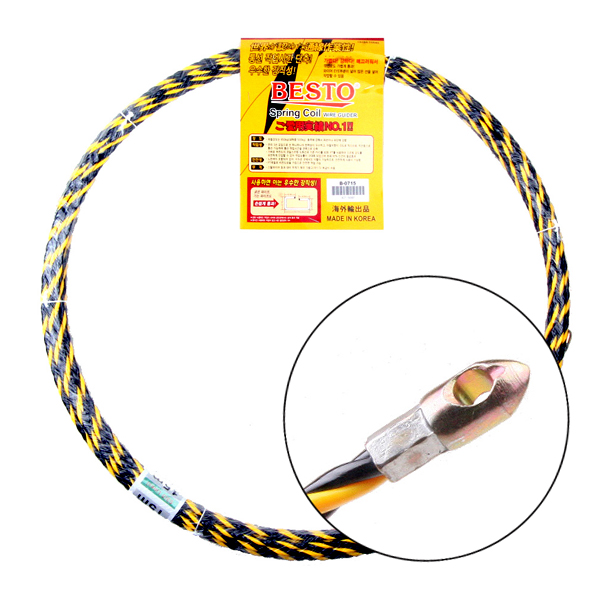 국산 요비선 15M 7파이 전기 통신 통선 작업용 선 전선관 케이블 견인 배선 배전 유인선 견인선 선입선 전선 유도 전선 인출선 료비선 안내선 와이어 결속선 피쉬선 1개 1롤 10,940원