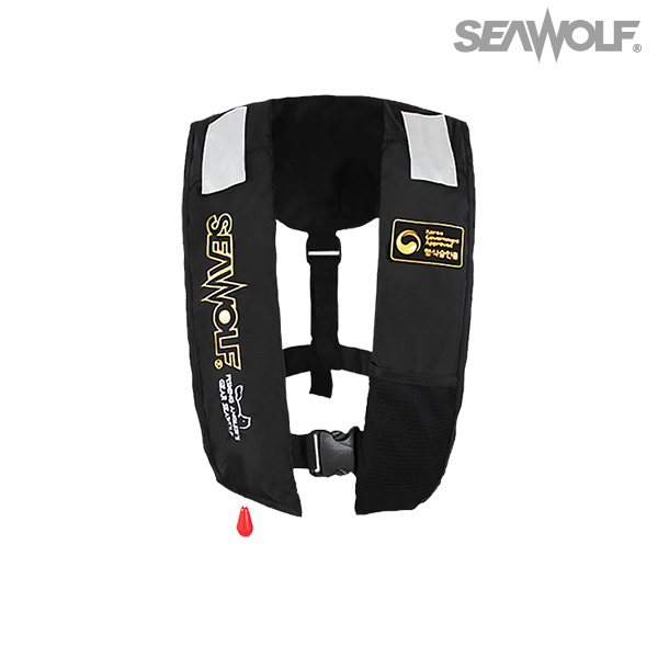 씨울프 SW-7F03 보급형 라이프자켓 자동팽창식 구명조끼 구명복 95,000원