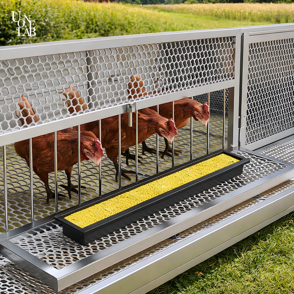 조립식닭장 야외 대형새장 닭산랑통 병아리집 철제양계장 족제비방지 자동계란수거, 1개, 옵션3. 계란받이형 원색 147 x 57 x 72cm 121,500원