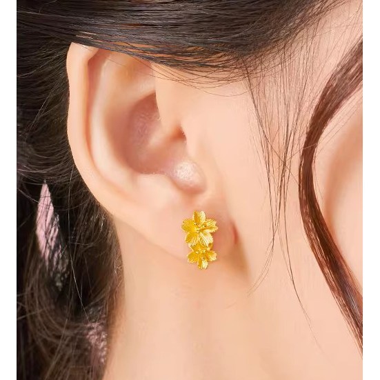 NXNA 14K골드 플라워 추동 생일선물 귀걸이 XYL-ED034,발암물질 미포함,도금 51,200원