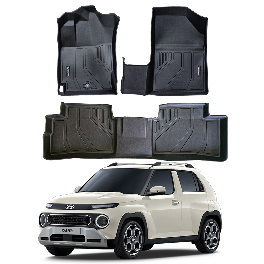 오토가드 TPE 3D 고무 카매트 1 + 2열 풀세트, 블랙, 캐스퍼 전차종 가솔린 2021년 9월 95,400원