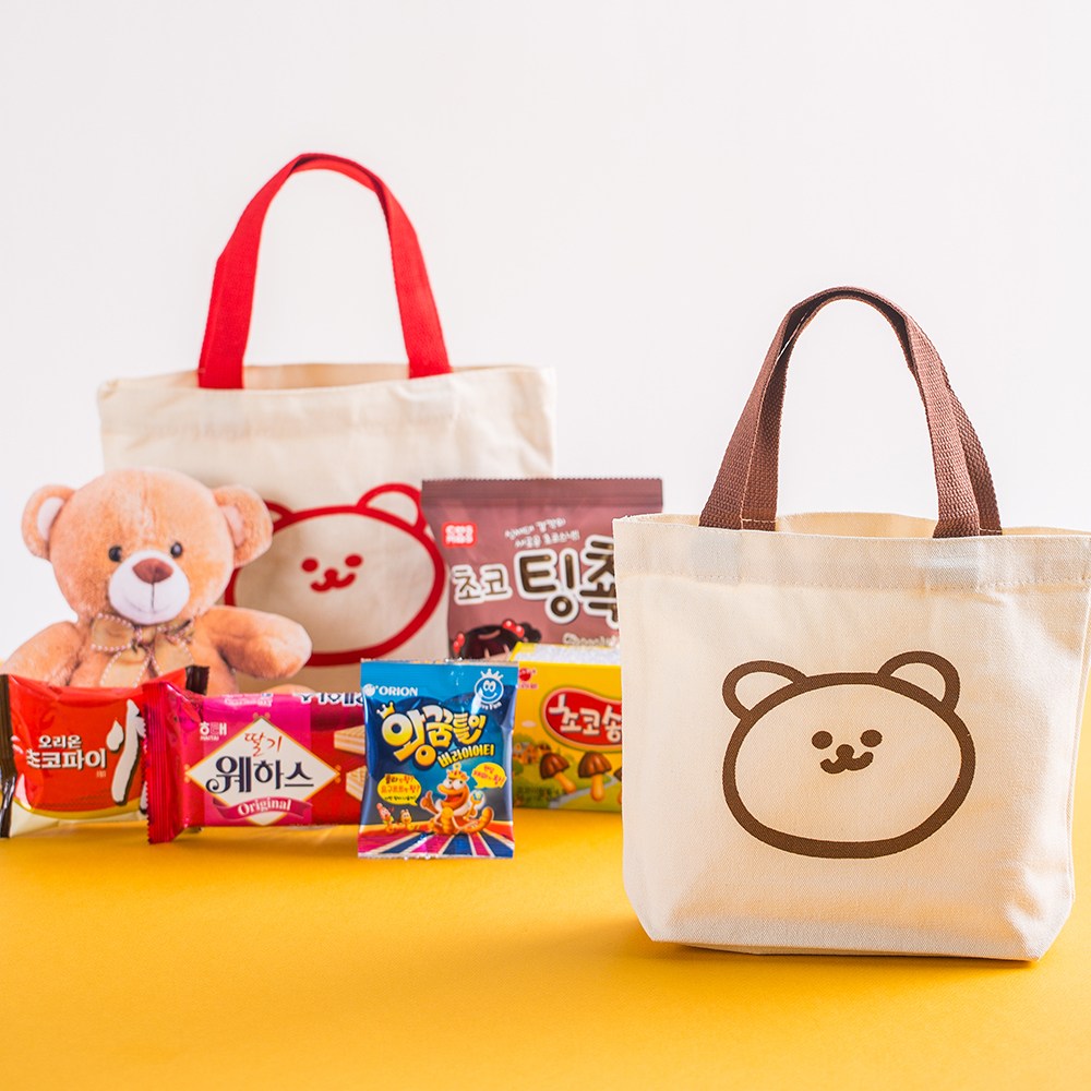 어린이날 선물 단체 행사 어린이집 생일 답례품 키즈 에코백 초등 보조가방 곰돌이 구디백 7,390원