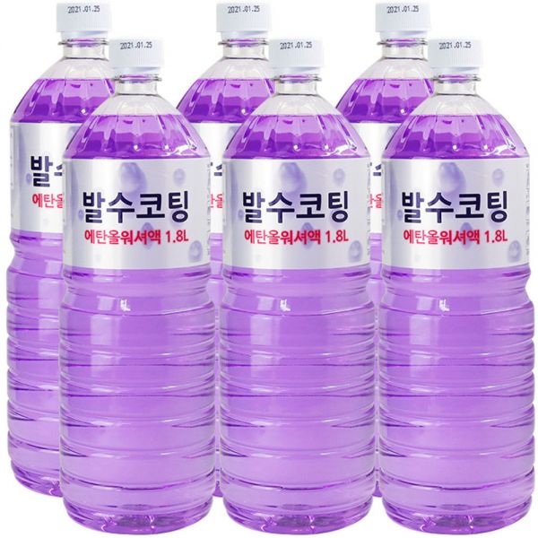 발수코팅 에탄올워셔액1.8L x 6개,사계절용 65,400원