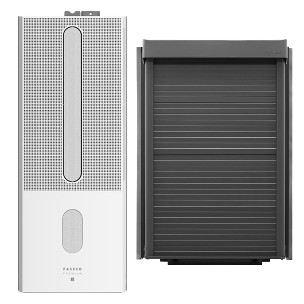 파세코 19.5㎡(5.9평) 프리미엄3 스마트 환기기능 창문형 에어컨 실버 방문설치, PWA-3600PS, 56cm 938,000원