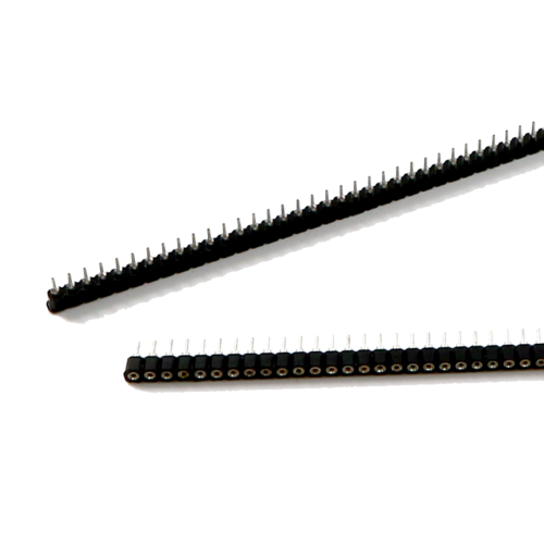 아두이노 핀헤더 라운드 1x40핀 암컷 2.54mm, 1개 440원