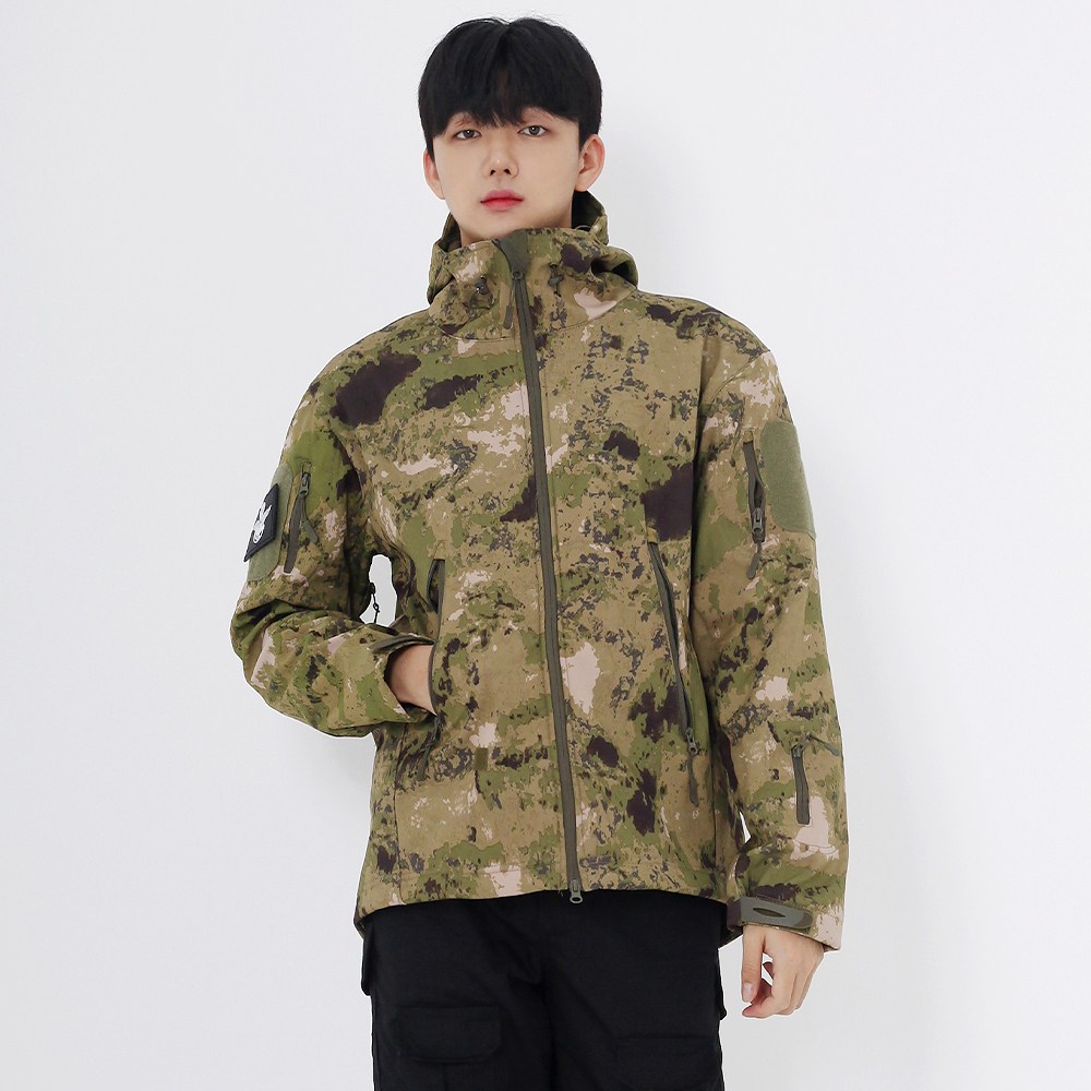 소프트쉘 밀리터리 자켓 에이택 - 점퍼 바람막이 군인 35,000원