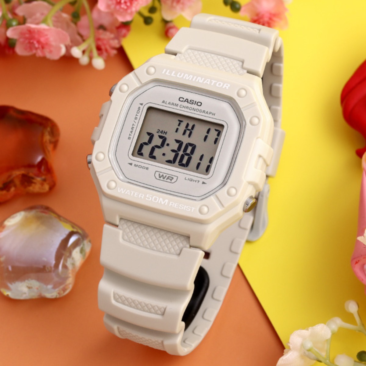 CASIO 파스텔 컬러 공용 커플 스포츠 시계 +배터리교환권패키지 33,900원
