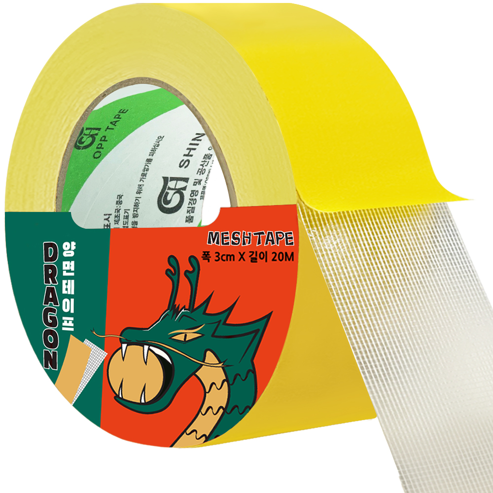 신흥테이프 드래곤 양면 메쉬 테이프 3cm x 20m, 1개 5,050원