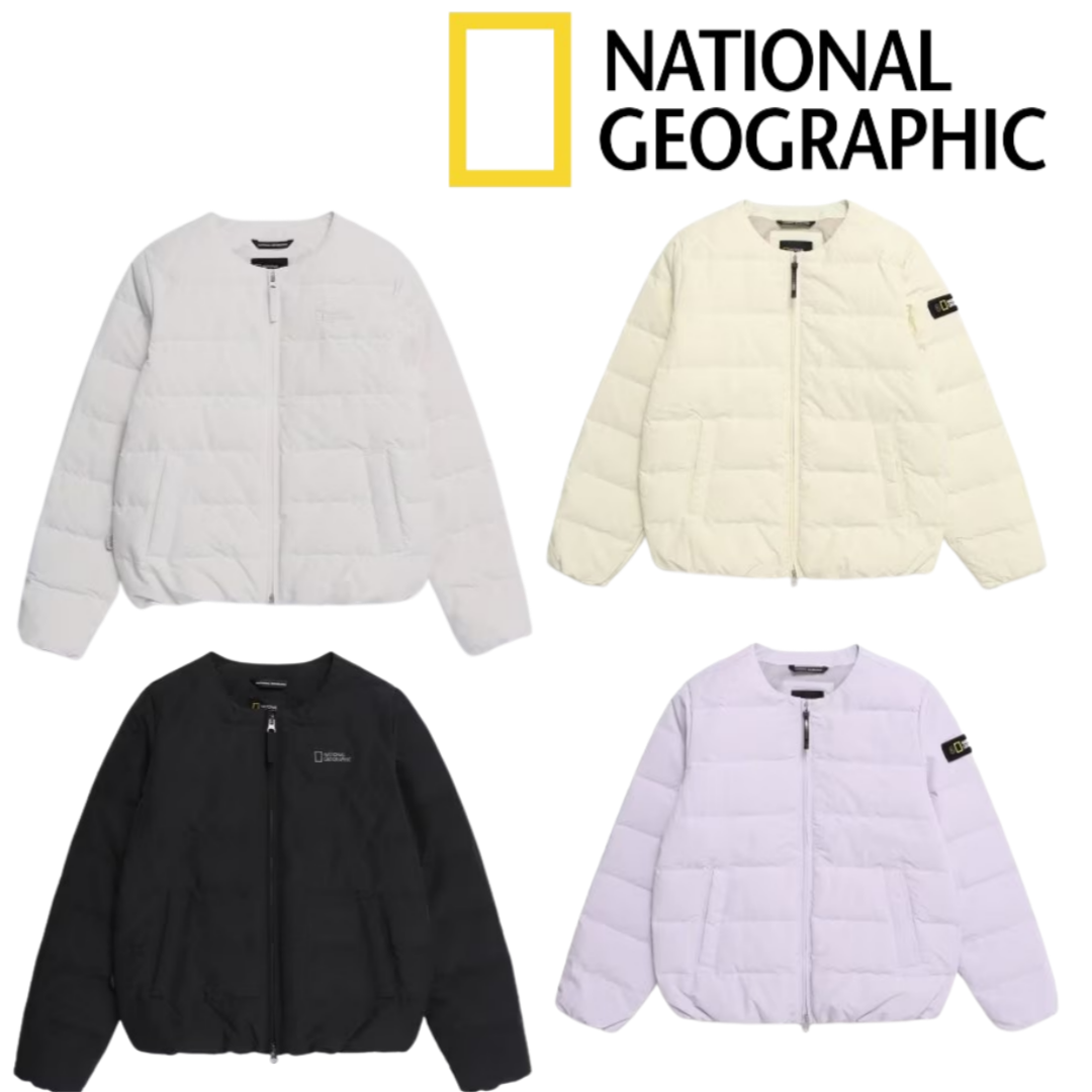 국내매장판 2023 내셔널지오그래픽 여성 경량패딩 U넥 덕 다운 헤론 점퍼 153,950원