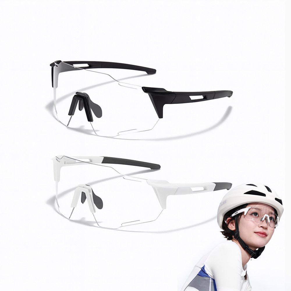 아띠꼴로 자전거 고글 라이딩 스포츠 변색 선글라스 싸이클, 미드나잇블랙, 1개 12,500원