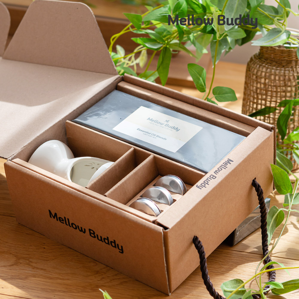 멜로우버디 굿슬립 블렌딩 아로마 오일 도자기 버너 선물세트 숙면 스트레스완화 33,440원