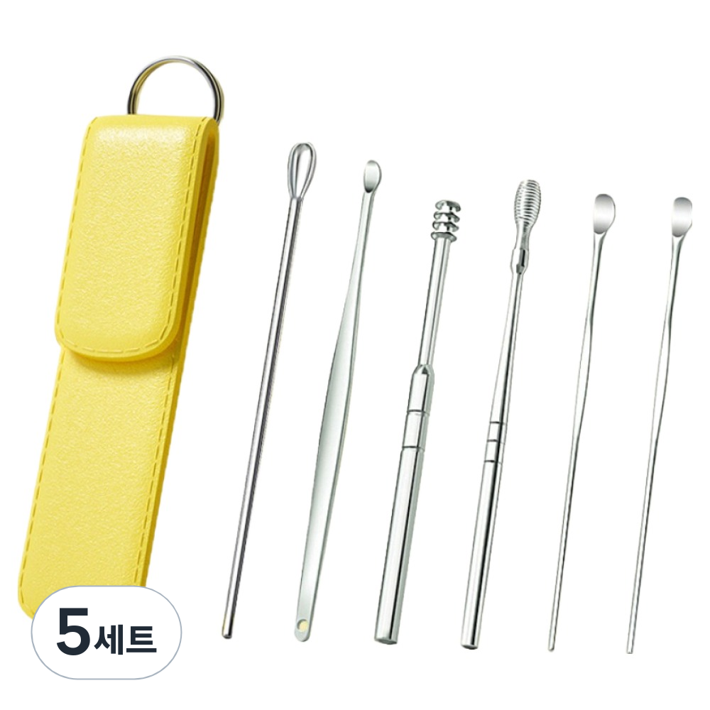 브랜디온 부드러운 귀이개 골드 6종 세트, 현재가 19,500원