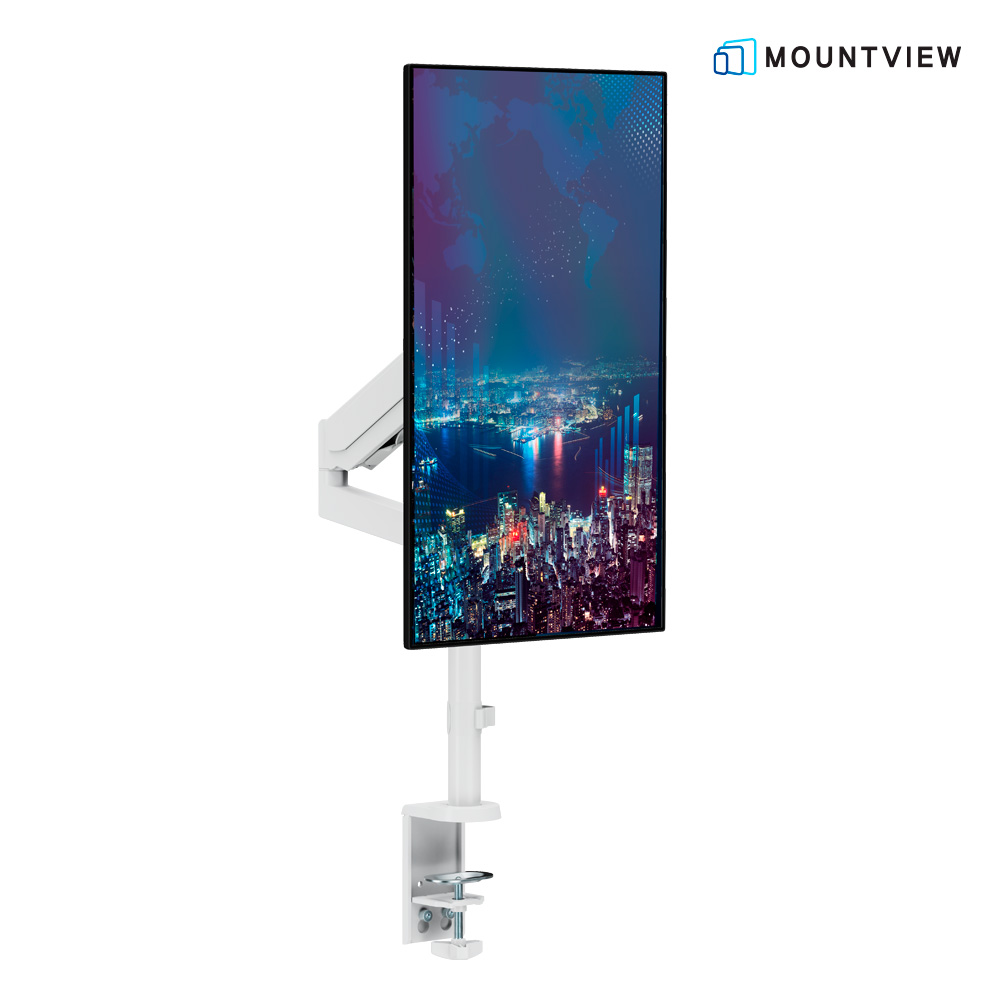 마운트뷰 MV-G10 고중량 27인치 32인치 싱글 모니터 암 거치대 블랙 화이트 29,950원