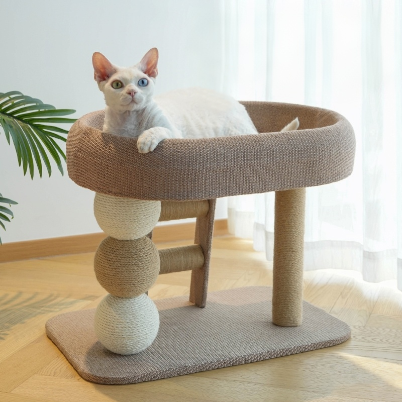 Surkat 고양이 캣타워 튼튼한 다기능 고양이 등반 프레임 스크래쳐 고양이 숨숨집 37,800원