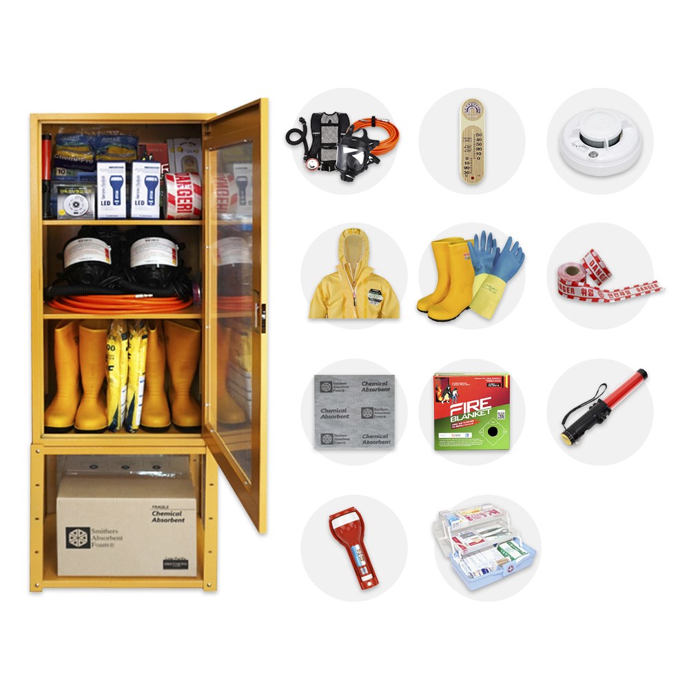 안전보호구함 F1형 110N + 받침대 세트 / 구급 비상 대피 용품 세트, 1개 2,187,000원