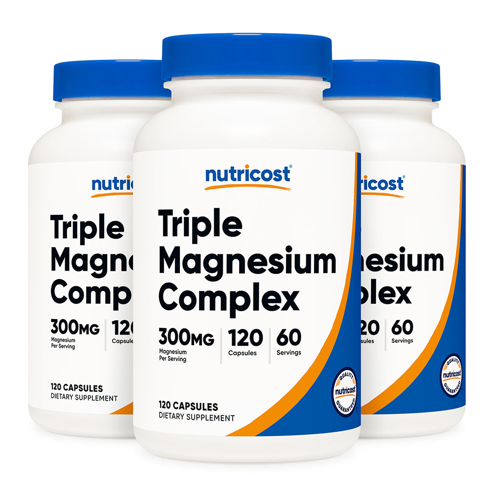 뉴트리코스트 트리플 마그네슘 컴플렉스 300MG 캡슐 120정 3병, 3개 83,700원