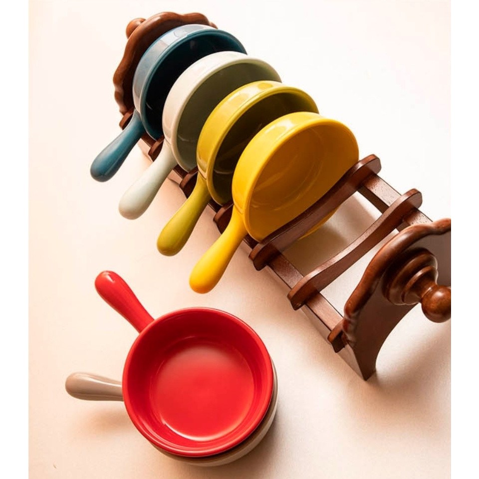 허니상점 독특한 그릇세트 손잡이 컬러 세라믹 죽그릇 라면기 앞접시 6P세트 /2color, 1개 128,000원