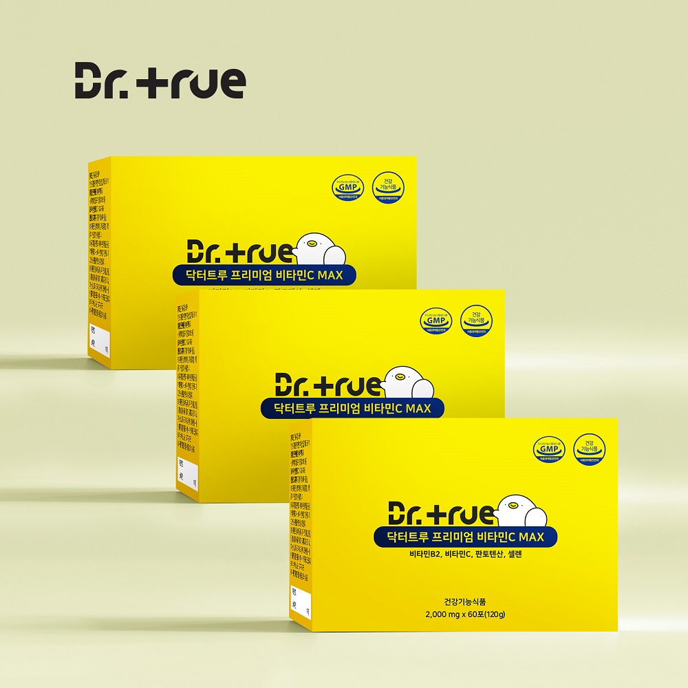 닥터트루 프리미엄 영국산 DSM 비타민C 맥스 고함량 비타민씨 분말 6개월분 92,200원