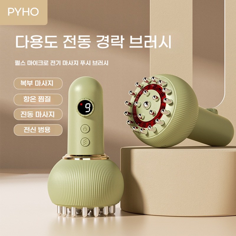 PYHO  전동 스마트 경락 안마기 스마트 전신 괄사 경락 브러시 29,000원