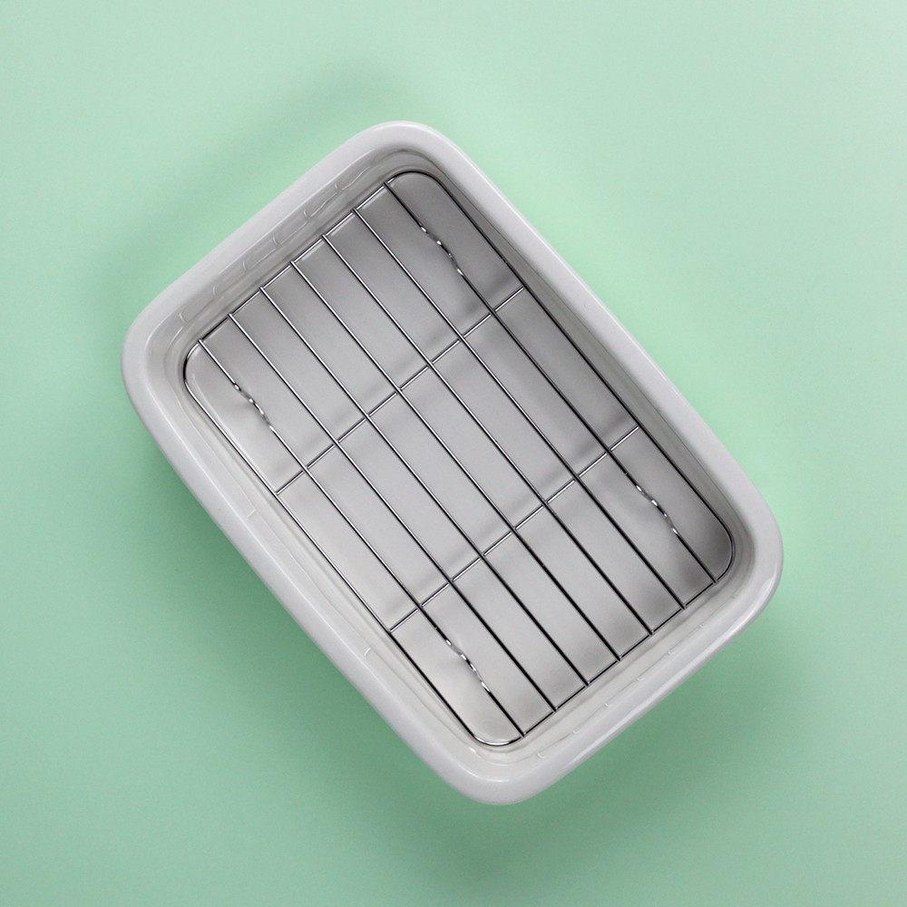 세라믹 밧드 세트 소 발뮤다 토스터기 도자기 트레이 에어프라이어 그릇 오븐 용기, 1개 20,900원